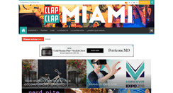 Desktop Screenshot of clapclapmiami.com