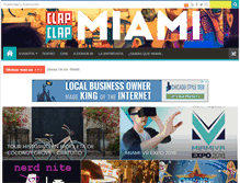 Tablet Screenshot of clapclapmiami.com